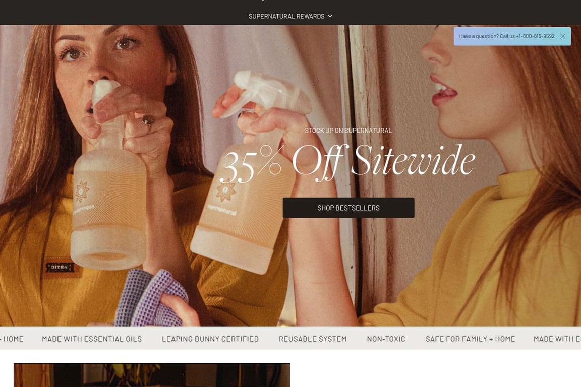 Supernatural homepage