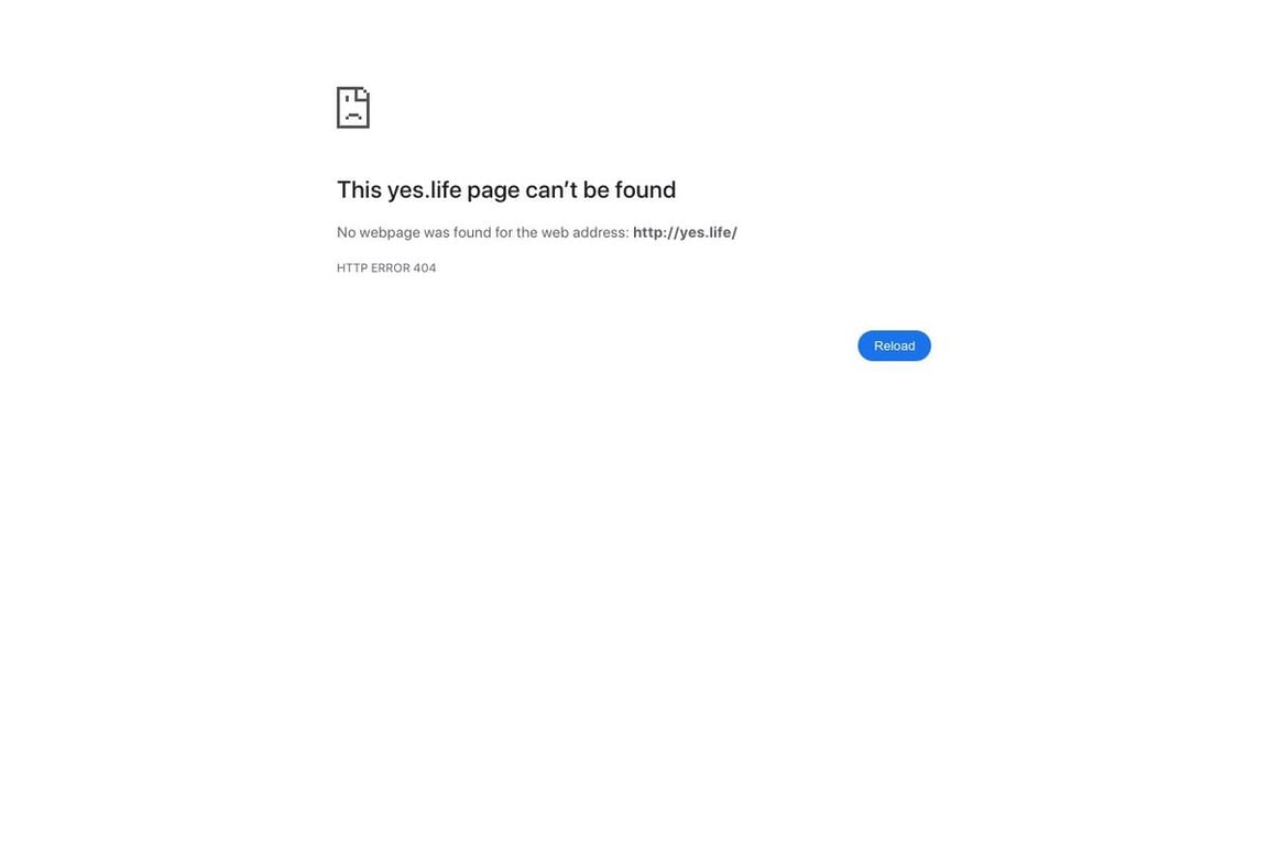 YesLife CBD homepage