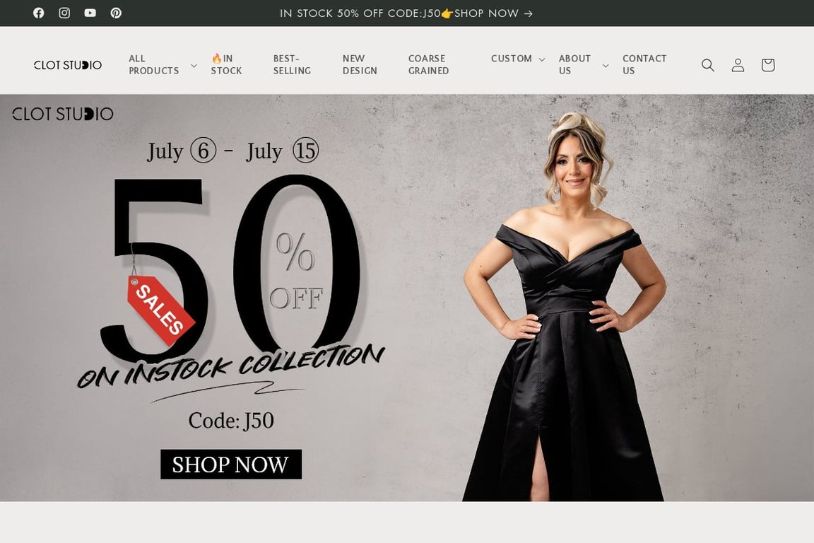 Clotstudio homepage