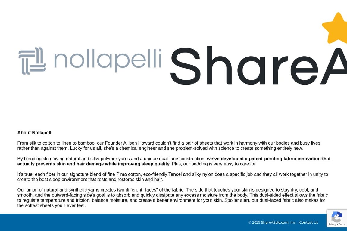 Nollapelli affiliate program signup page