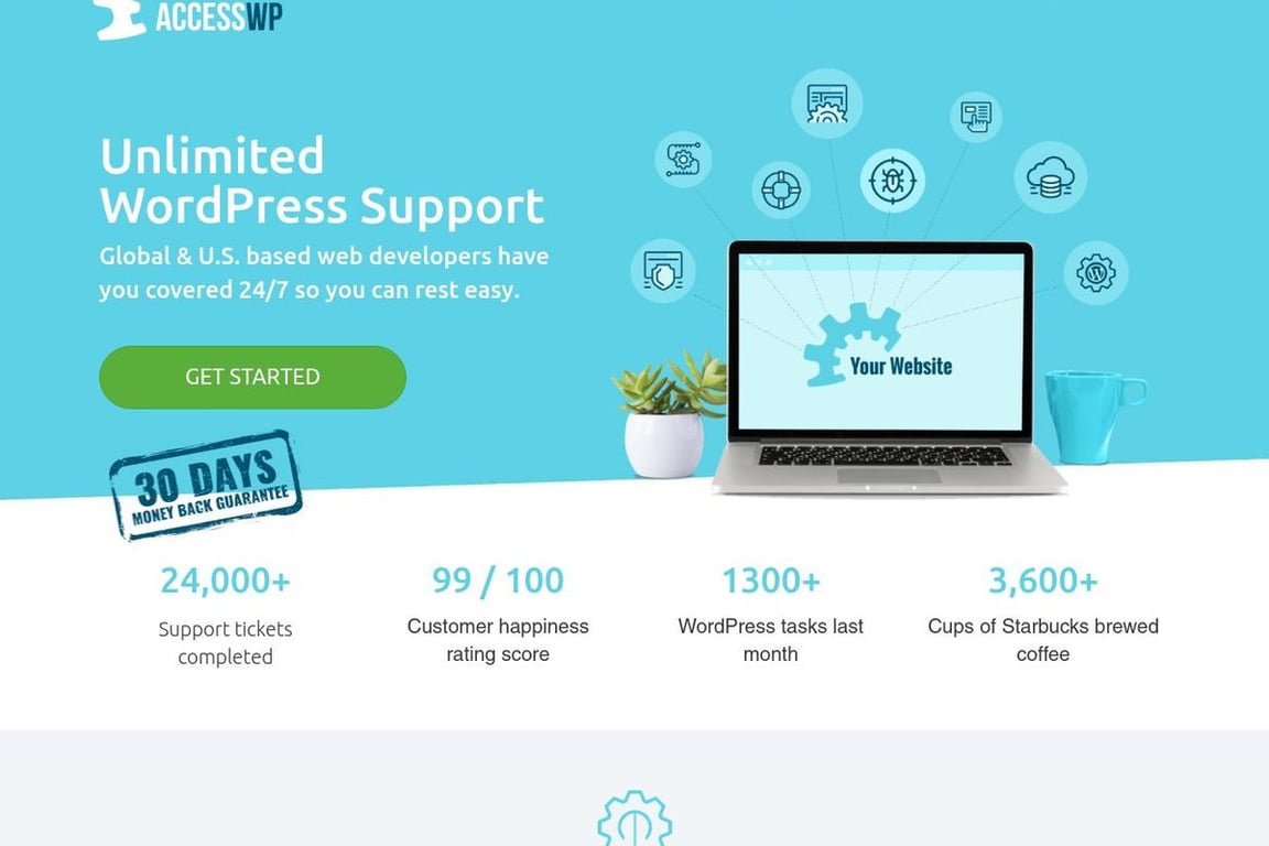 AccessWP homepage