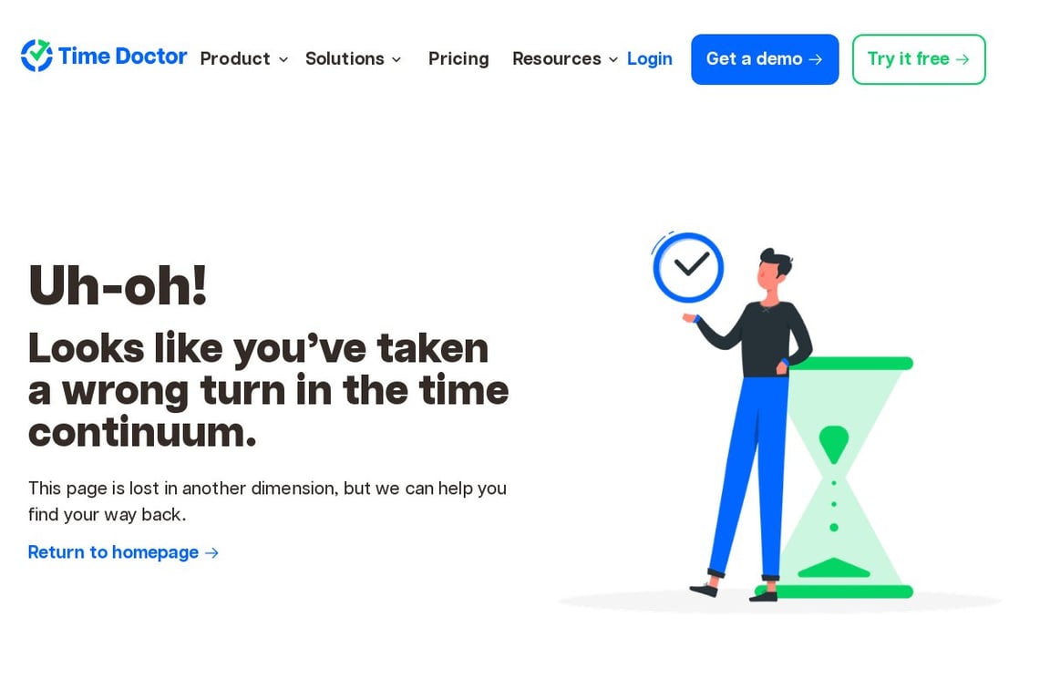 Time Doctor affiliate program signup page