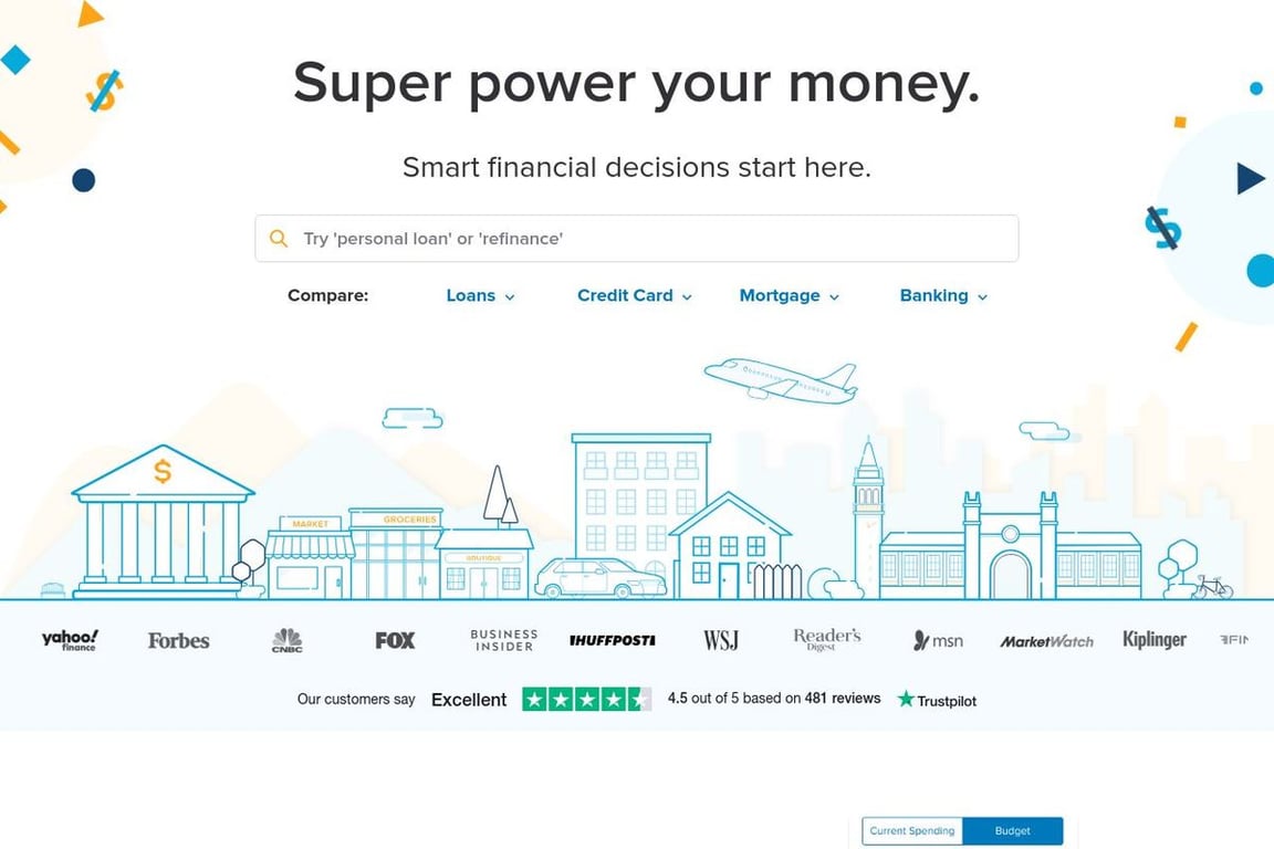 SuperMoney | Insurance homepage