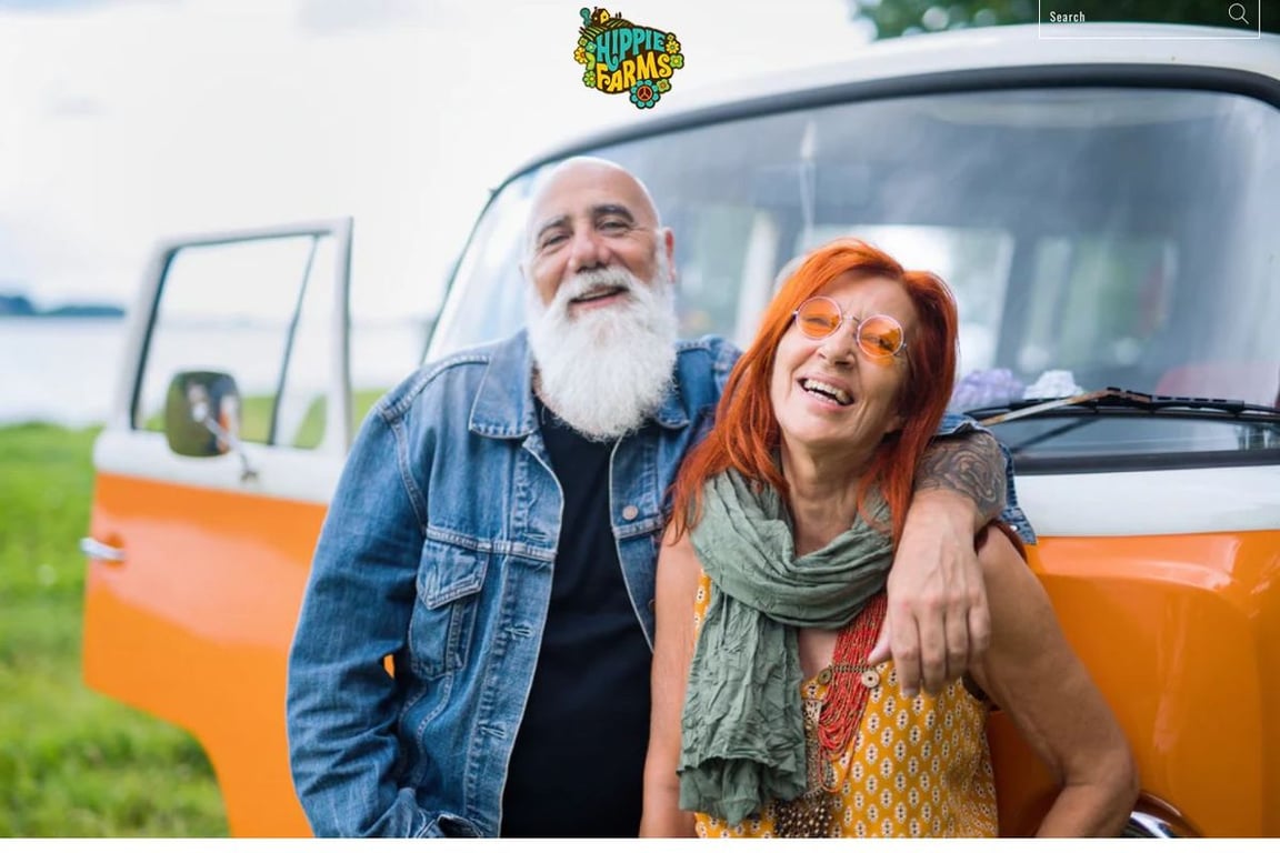 Hippie Farms homepage