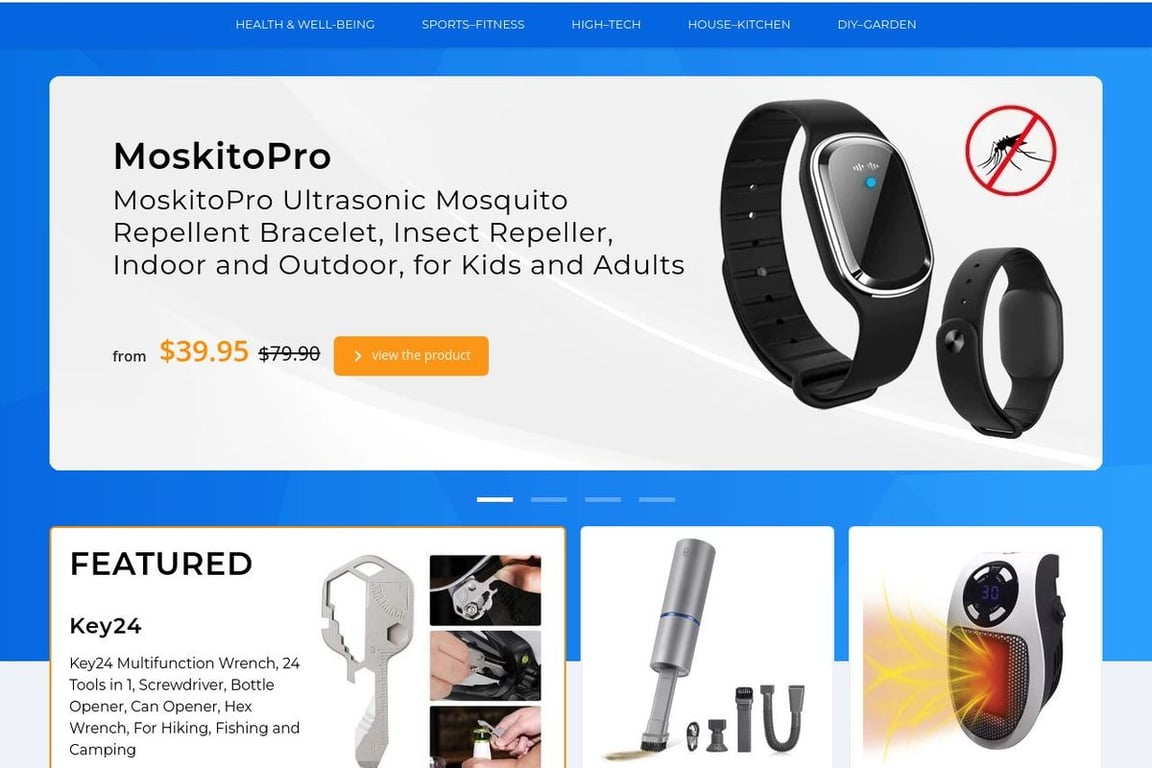 Noseclip homepage