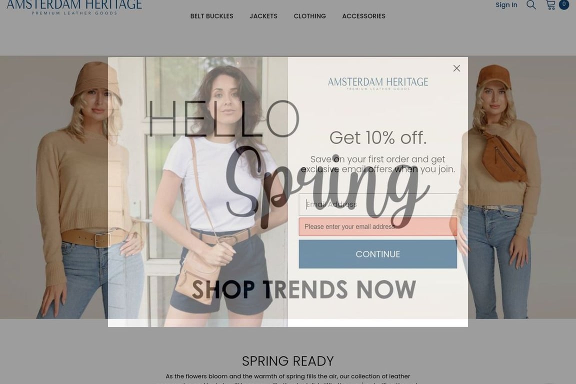 Amsterdam Heritage homepage