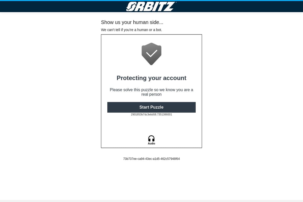 Orbitz homepage