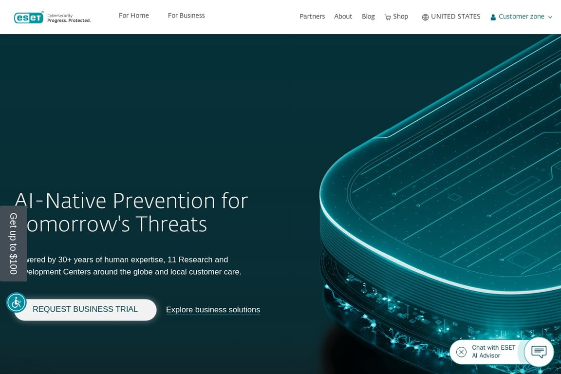 Eset homepage