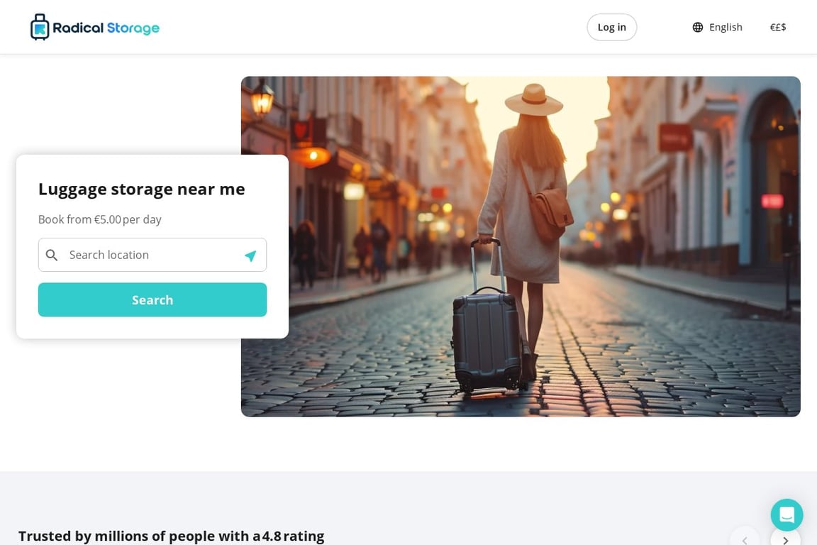 Radical Storage homepage