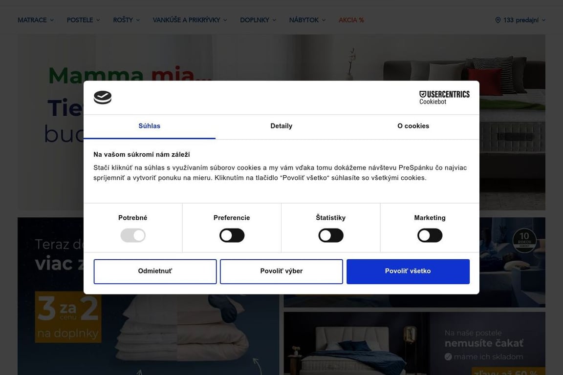 Prespanok homepage