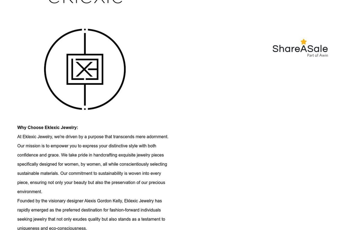 Eklexic affiliate program signup page