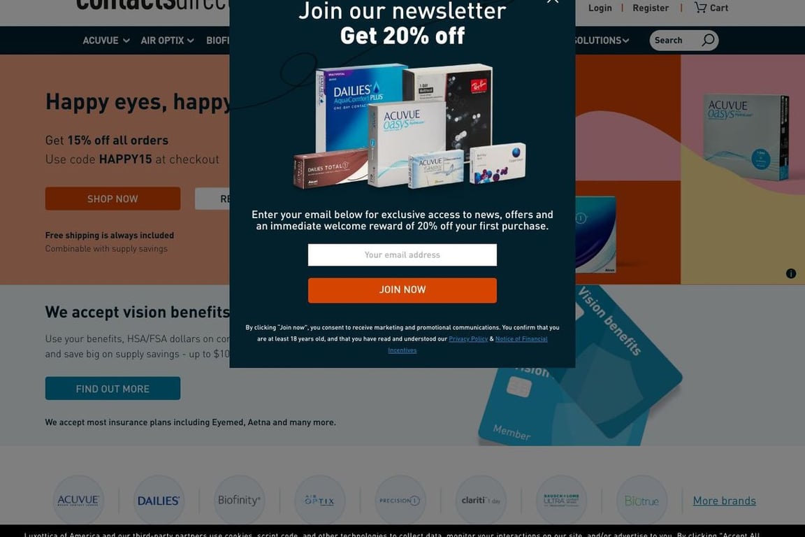 ContactsDirect Affiliate Program homepage