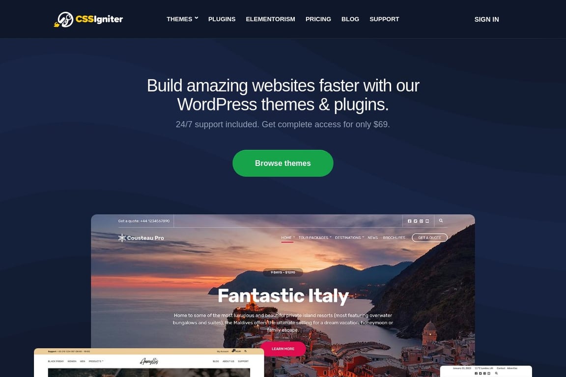 CSSIgniter homepage