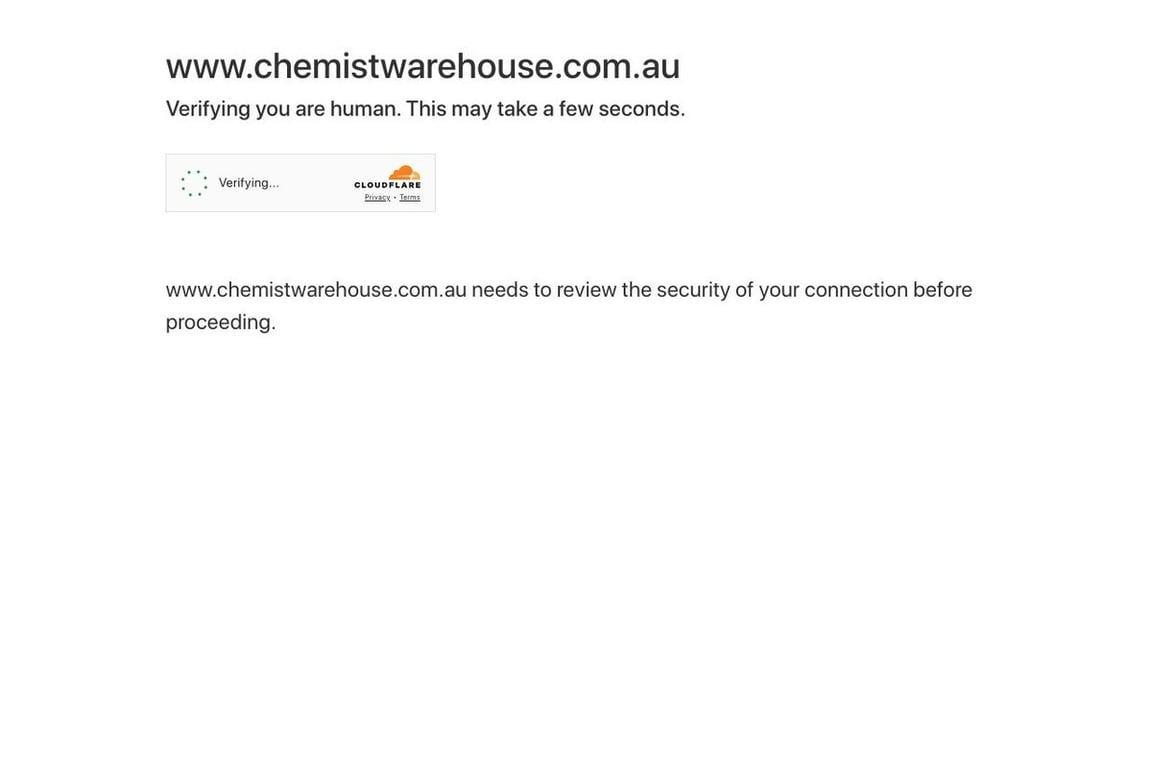 Chemist Warehouse AU homepage