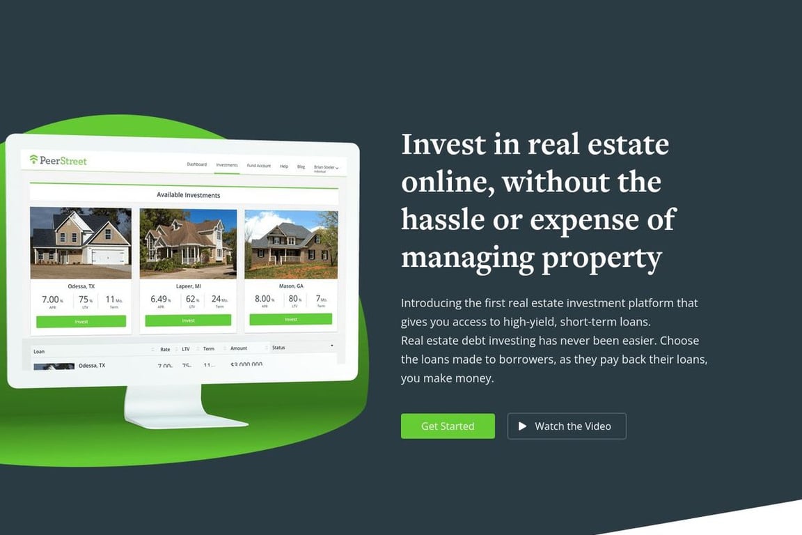 PeerStreet homepage