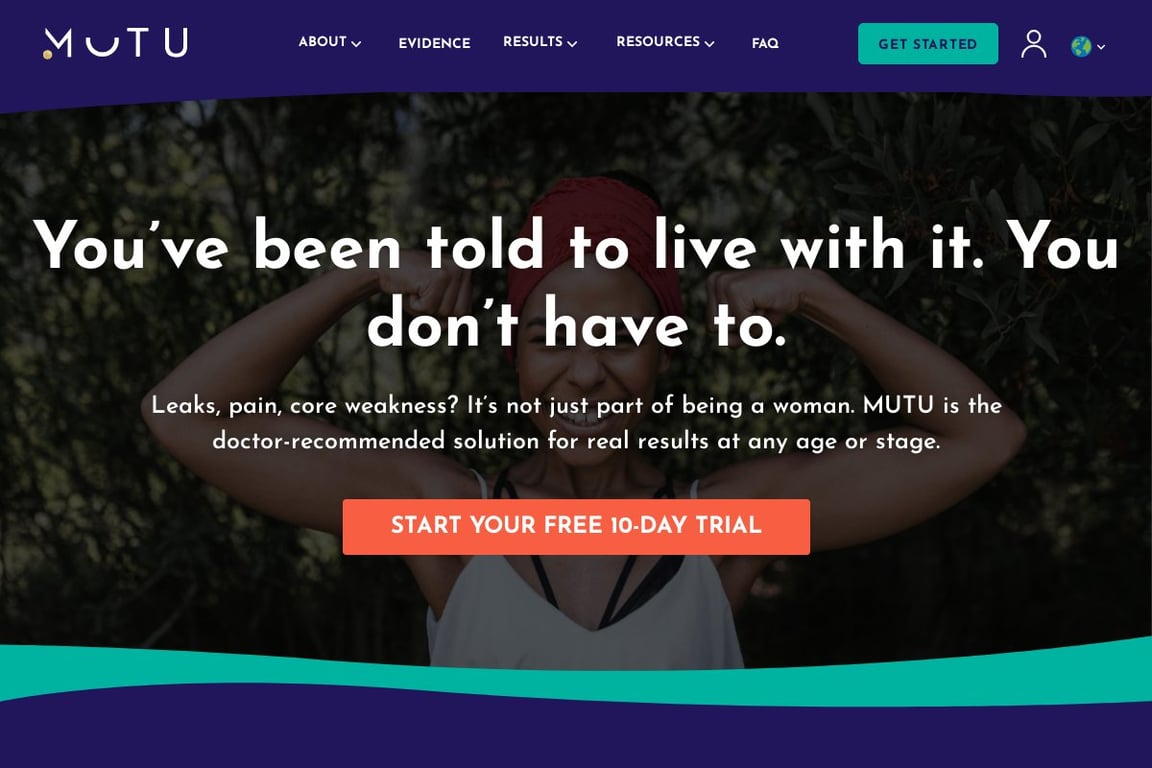 MUTU System homepage