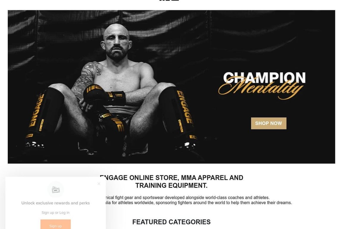 Engage Industries homepage