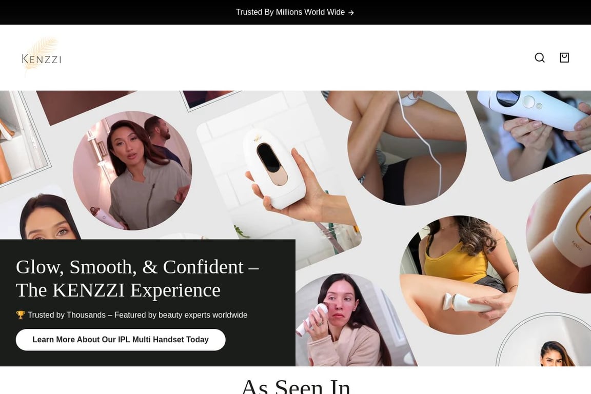 Kenzzi homepage