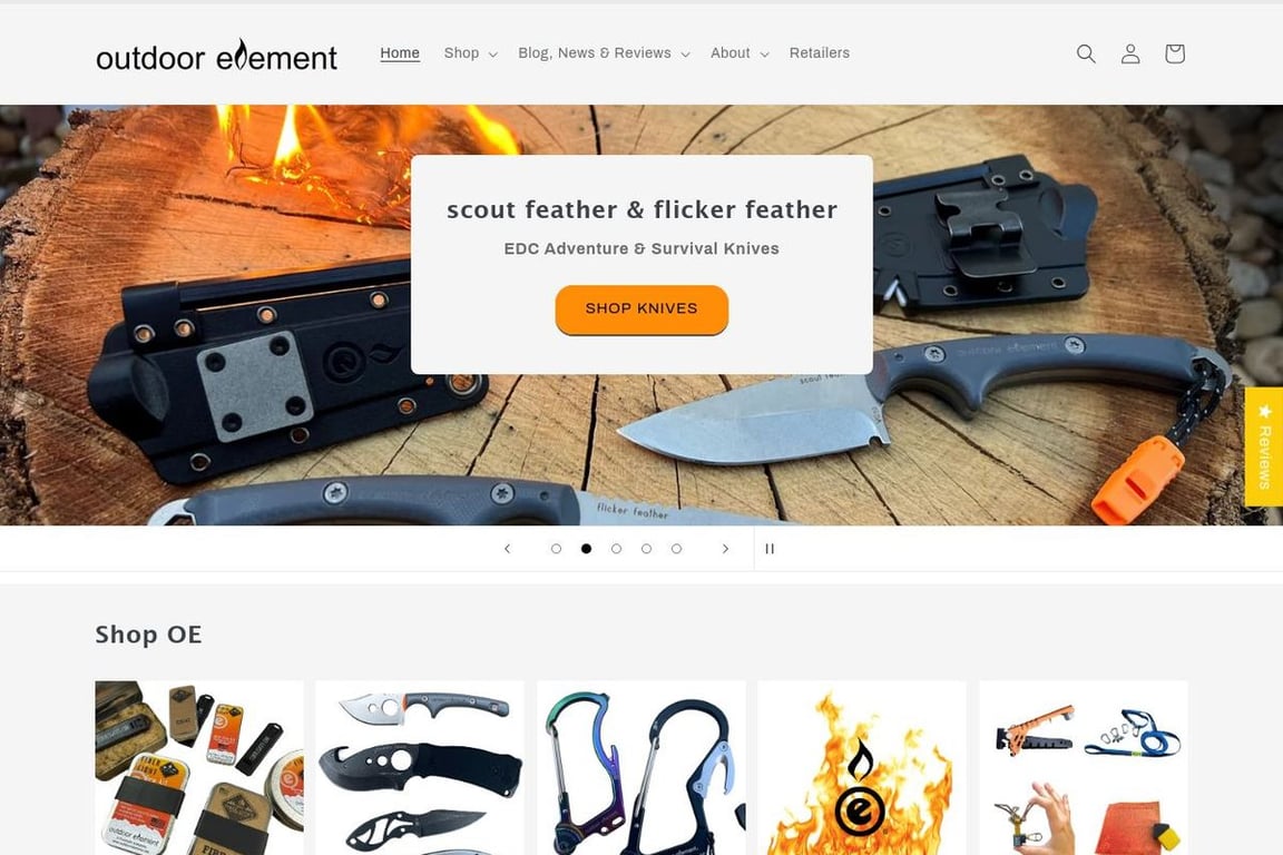 Outdoor Element, LLC homepage