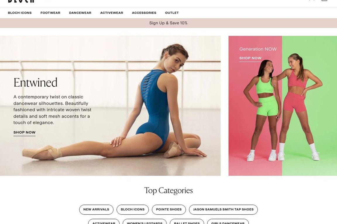 Bloch UK homepage