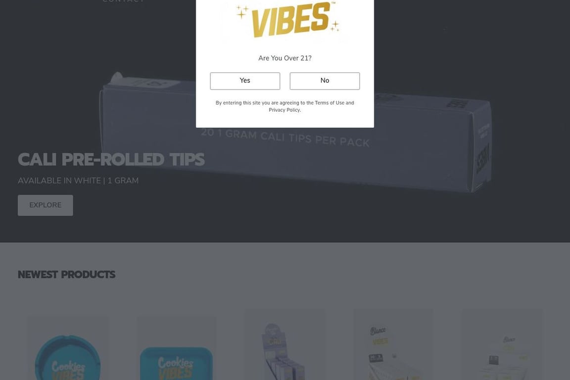 Vibes Papers homepage