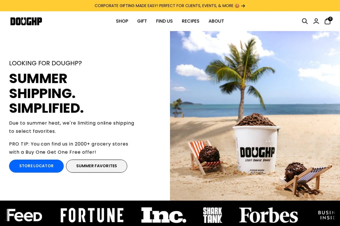 Doughp homepage