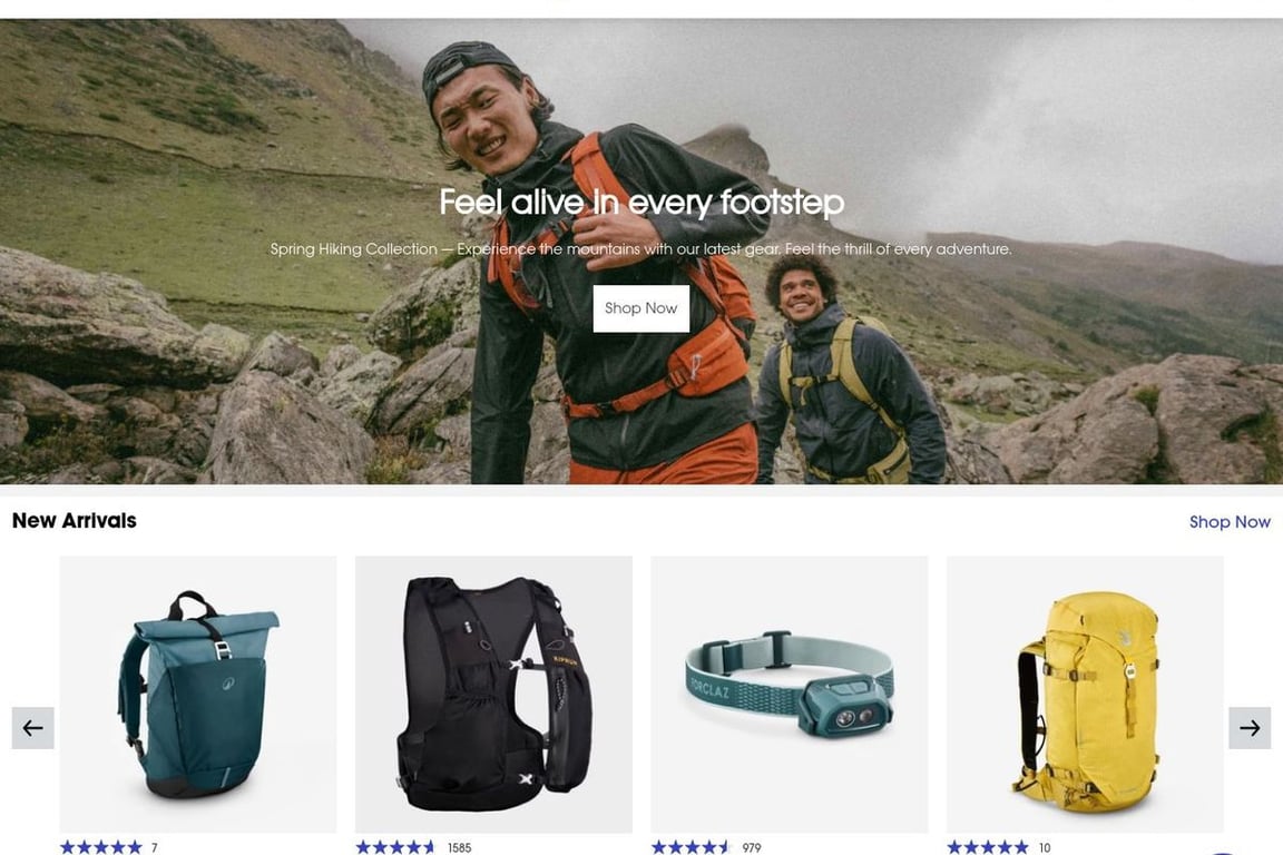 DECATHLON homepage