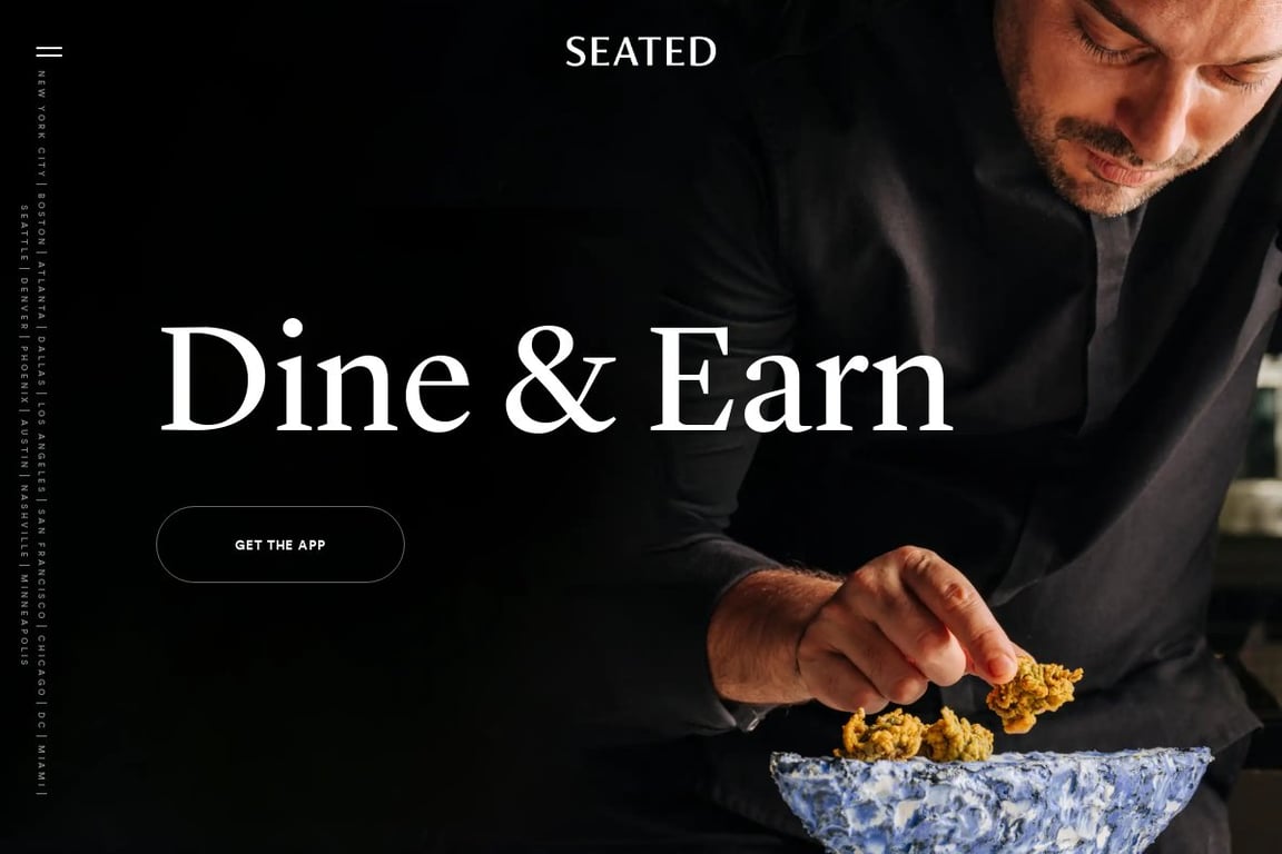 Seated homepage