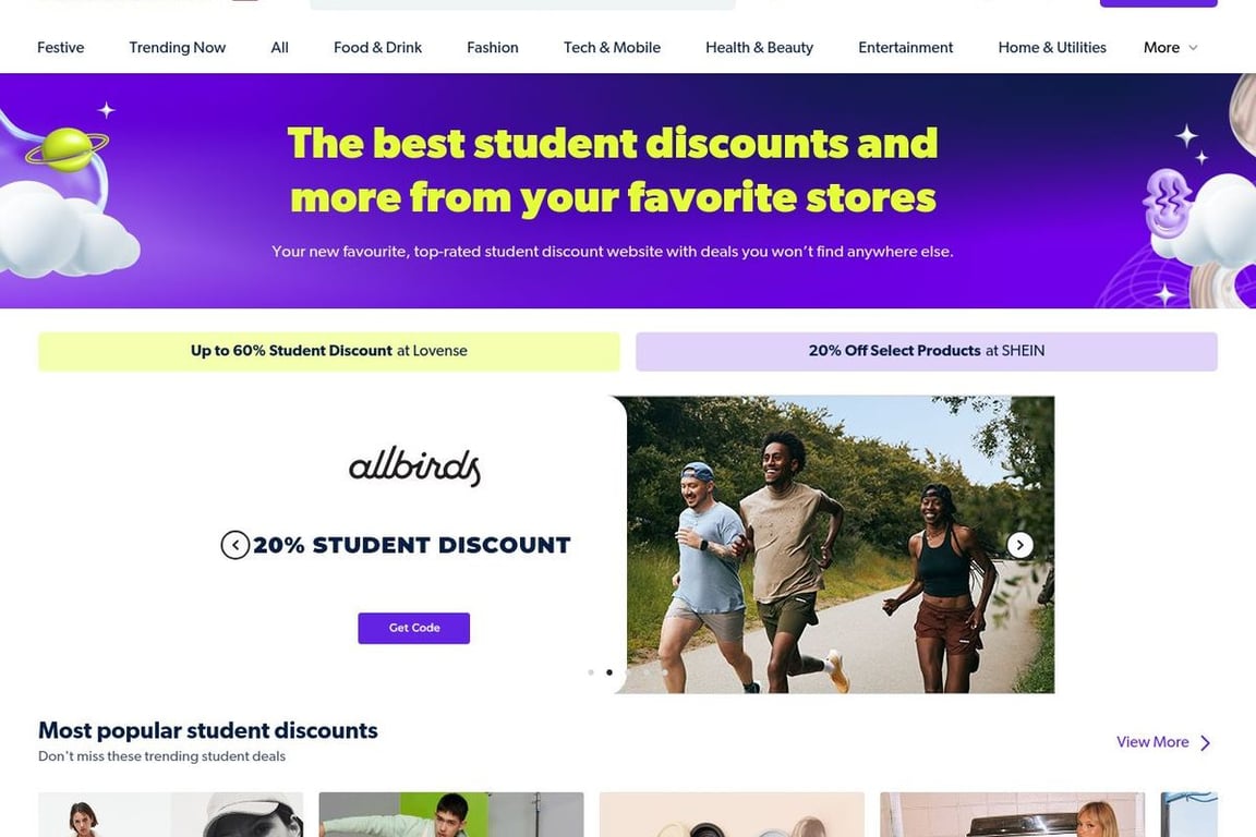 Allbirds student hot sale discount