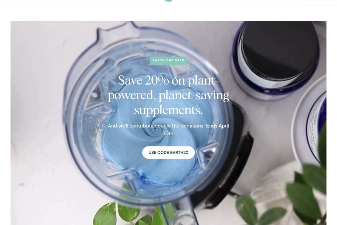 Ora Organic homepage