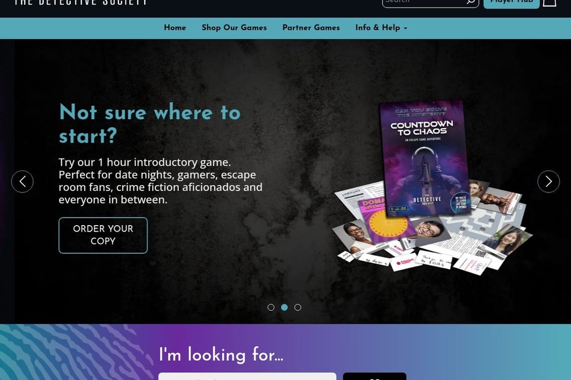 The Detective Society homepage
