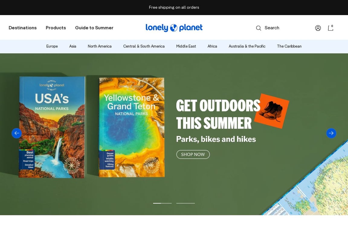 Lonely Planet homepage
