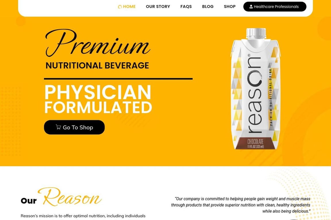 Reason Health homepage