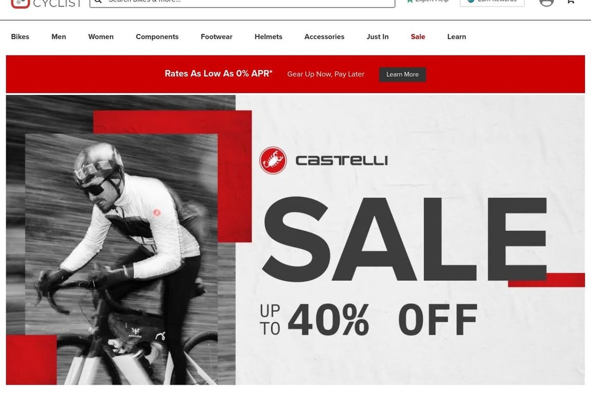 Competitive Cyclist homepage