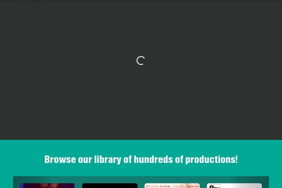 BroadwayHD homepage