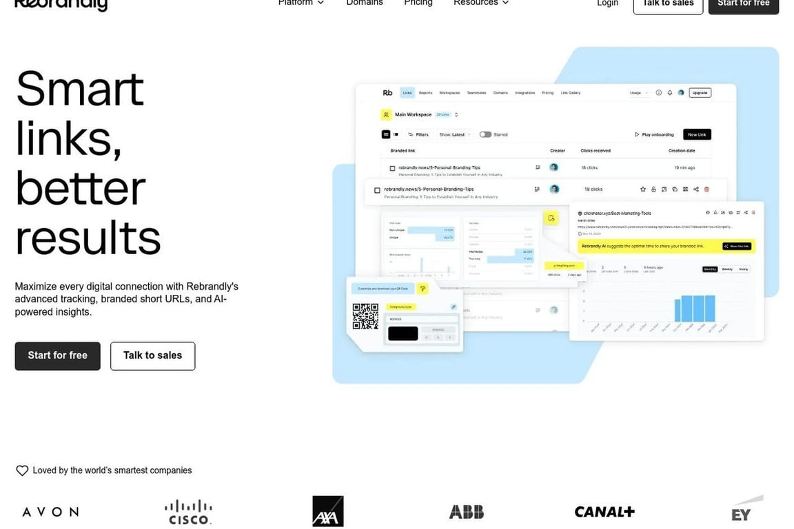 ClickMeter homepage