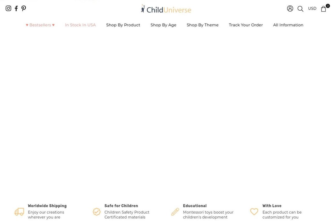 ChildUniverse homepage