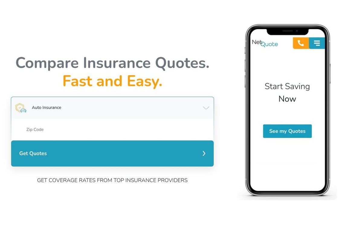 NetQuote homepage