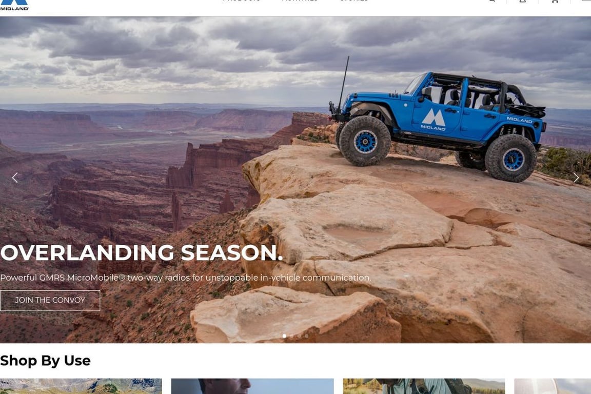 Midland Radio homepage
