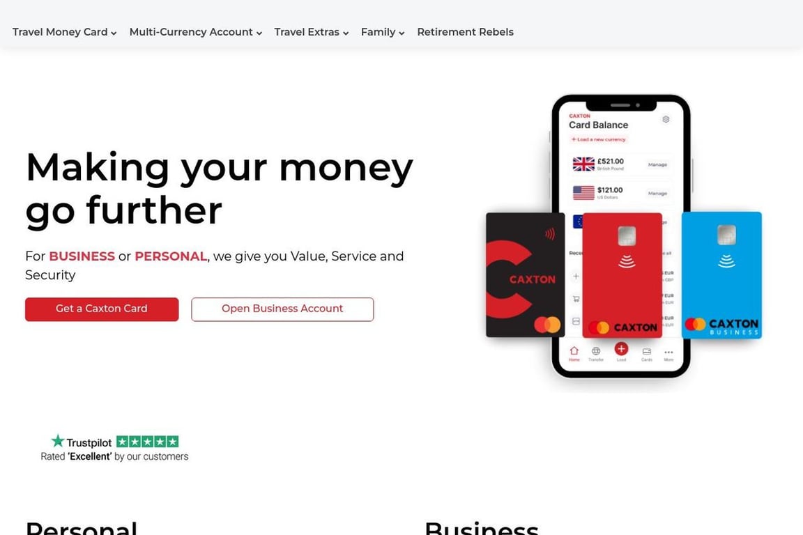 Caxton homepage