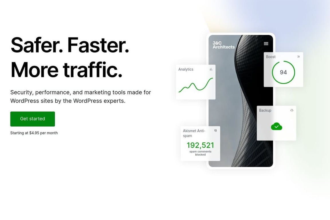 Jetpack homepage