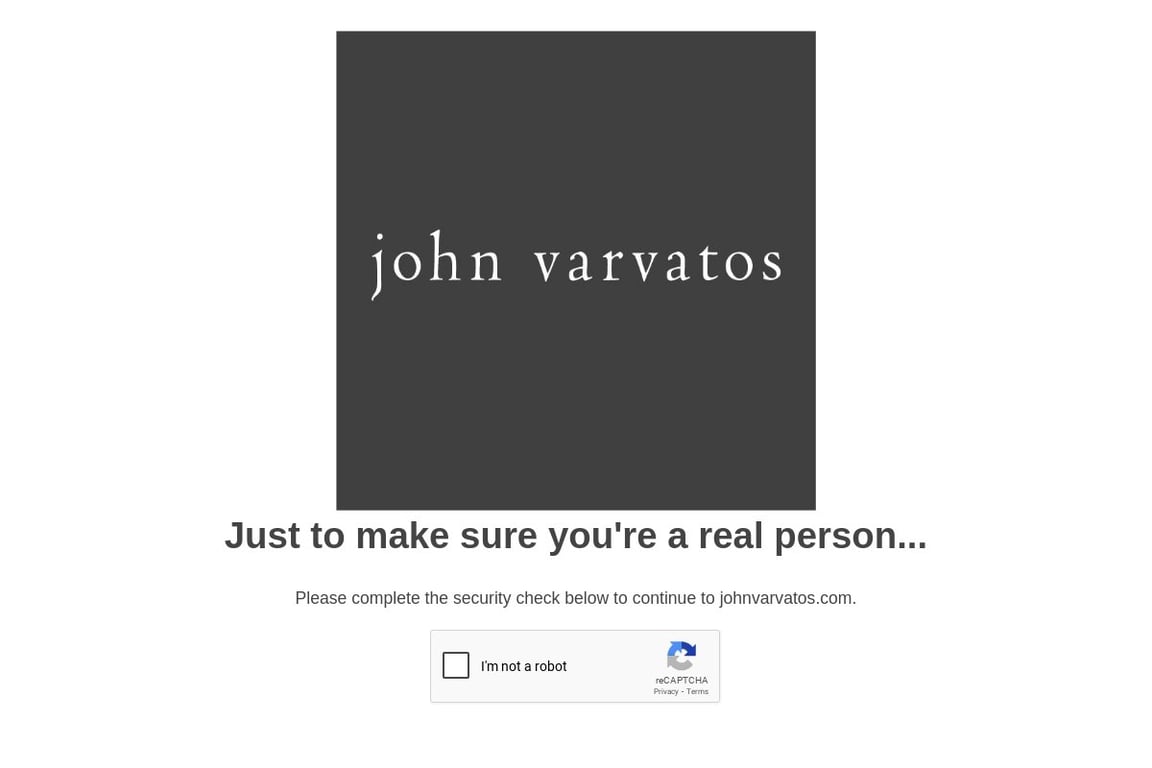 John Varvatos homepage