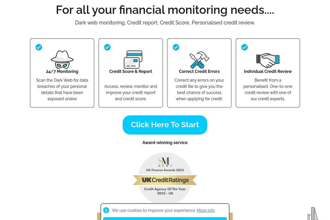 UK Credit Ratings homepage