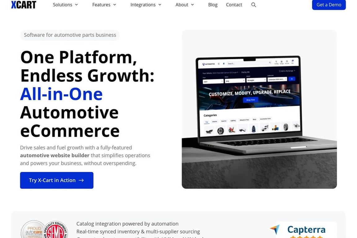 X-Cart homepage