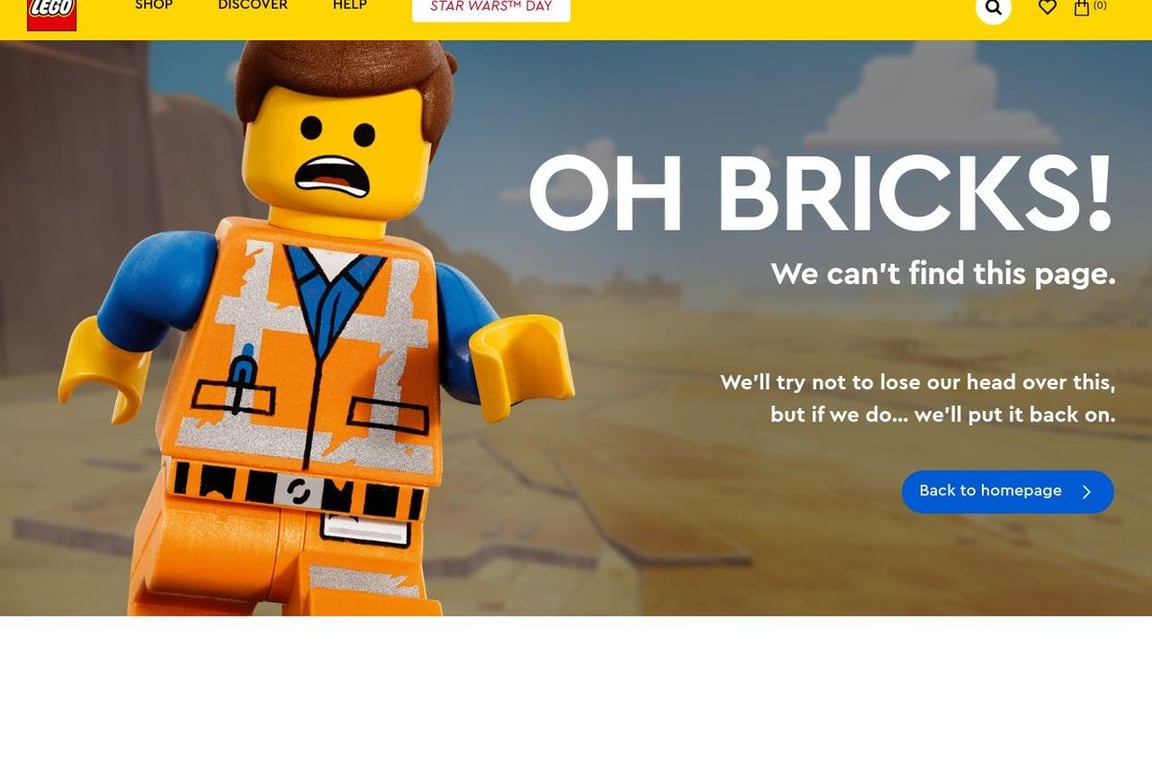 LEGO FR homepage