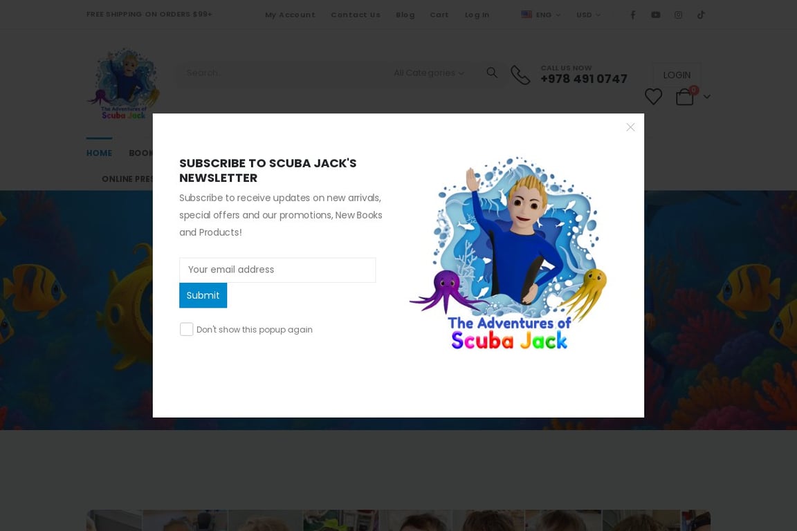 The Adventures of Scuba Jack homepage
