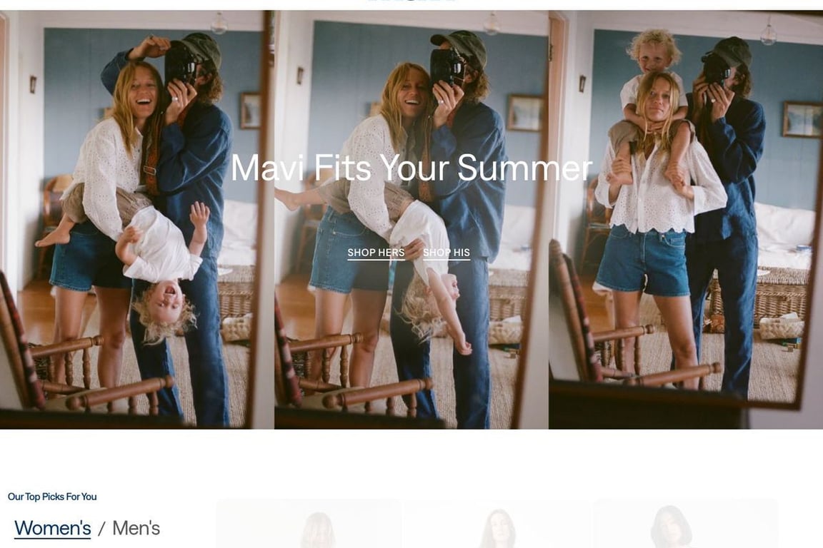 Mavi Jeans CA homepage