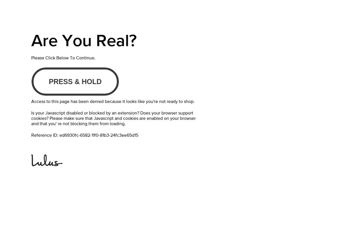 Lulus homepage