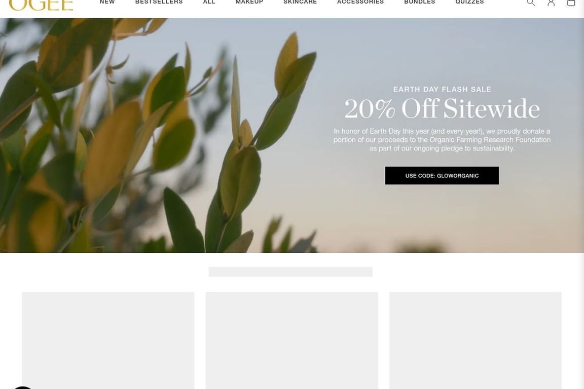 Ogee homepage