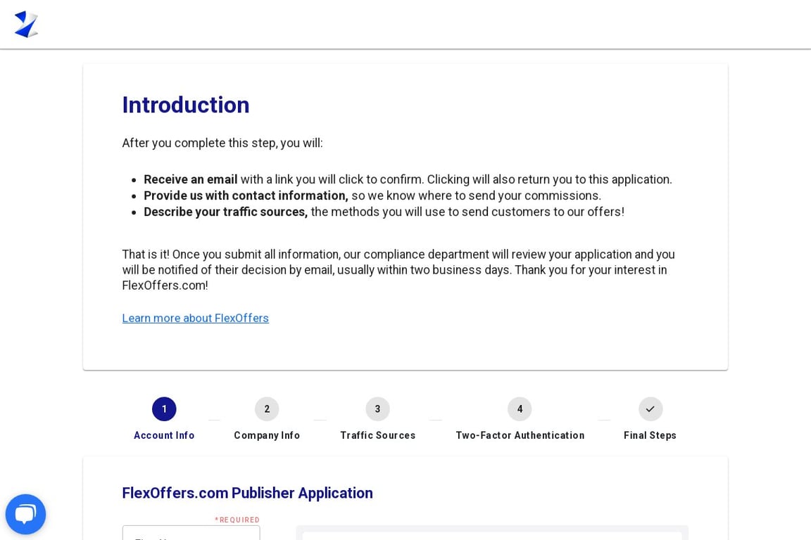 Peapod affiliate program signup page
